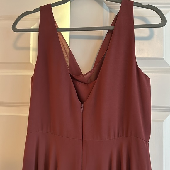 Jenny Yoo Liana Bridesmaid Dress (Cinnamon Rose) - Picture 5 of 8